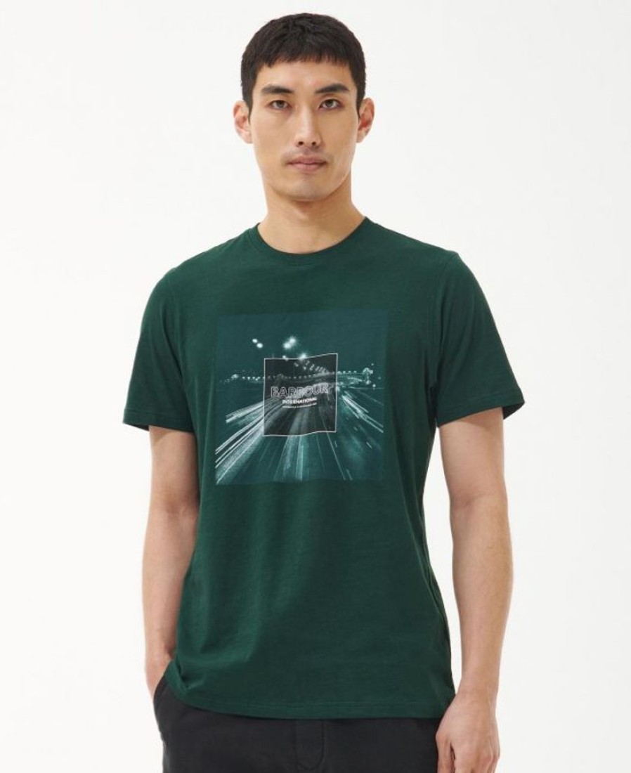 Men Barbour T-Shirts | B.Intl Speed T-Shirt