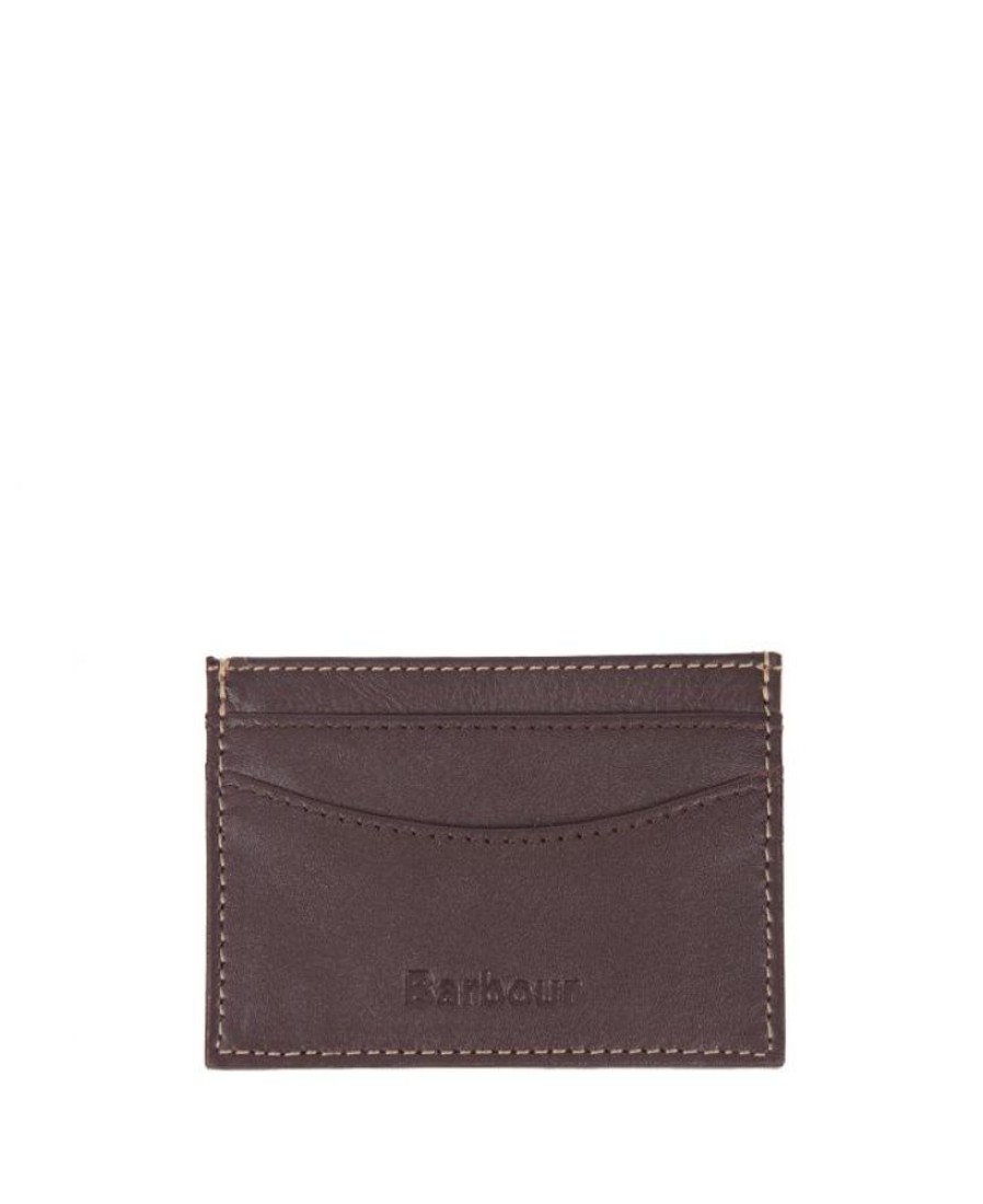 Accessories Barbour Wallets & Card Holders | Barbour Elvington Leather Cardholder