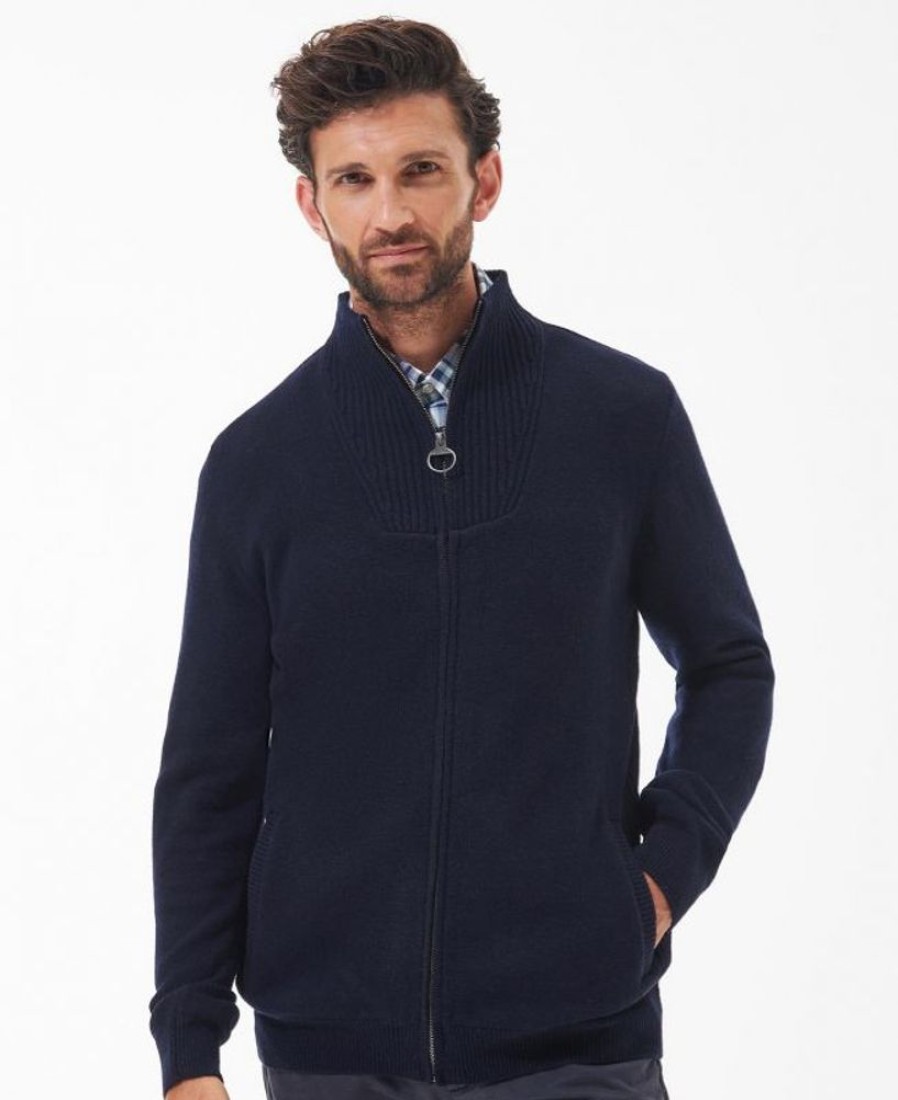 Men Barbour Jumpers | Barbour Nelson Essential Full-Zip Jumper