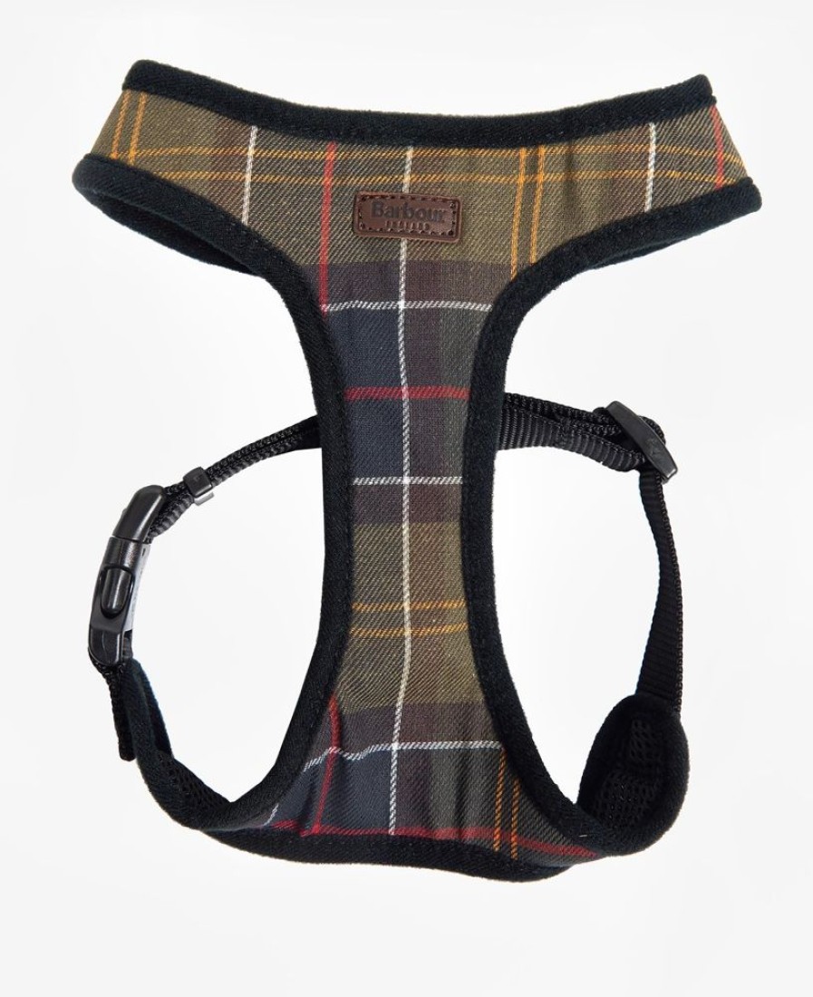 Accessories Barbour Collars & Harnesses | Barbour Tartan Dog Harness