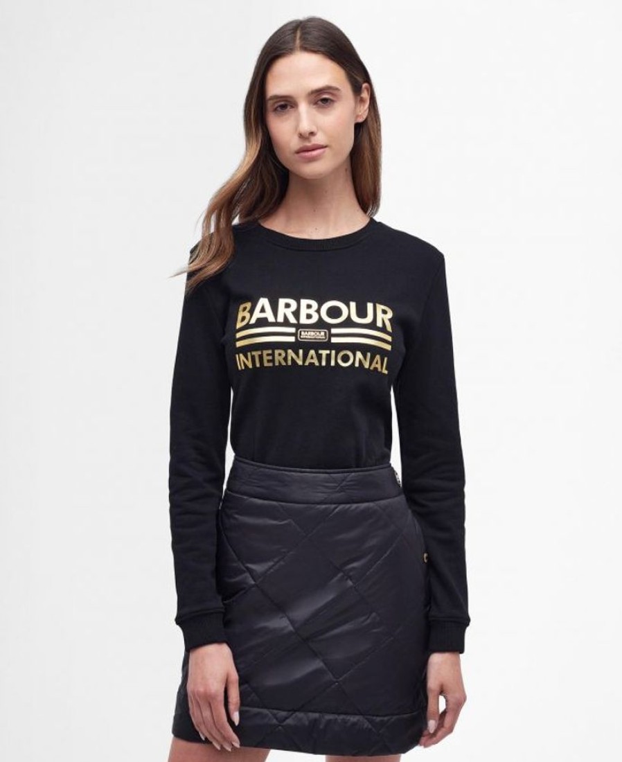 Women Barbour Hoodies & Sweatshirts | B.Intl Originals Crew Sweatshirt