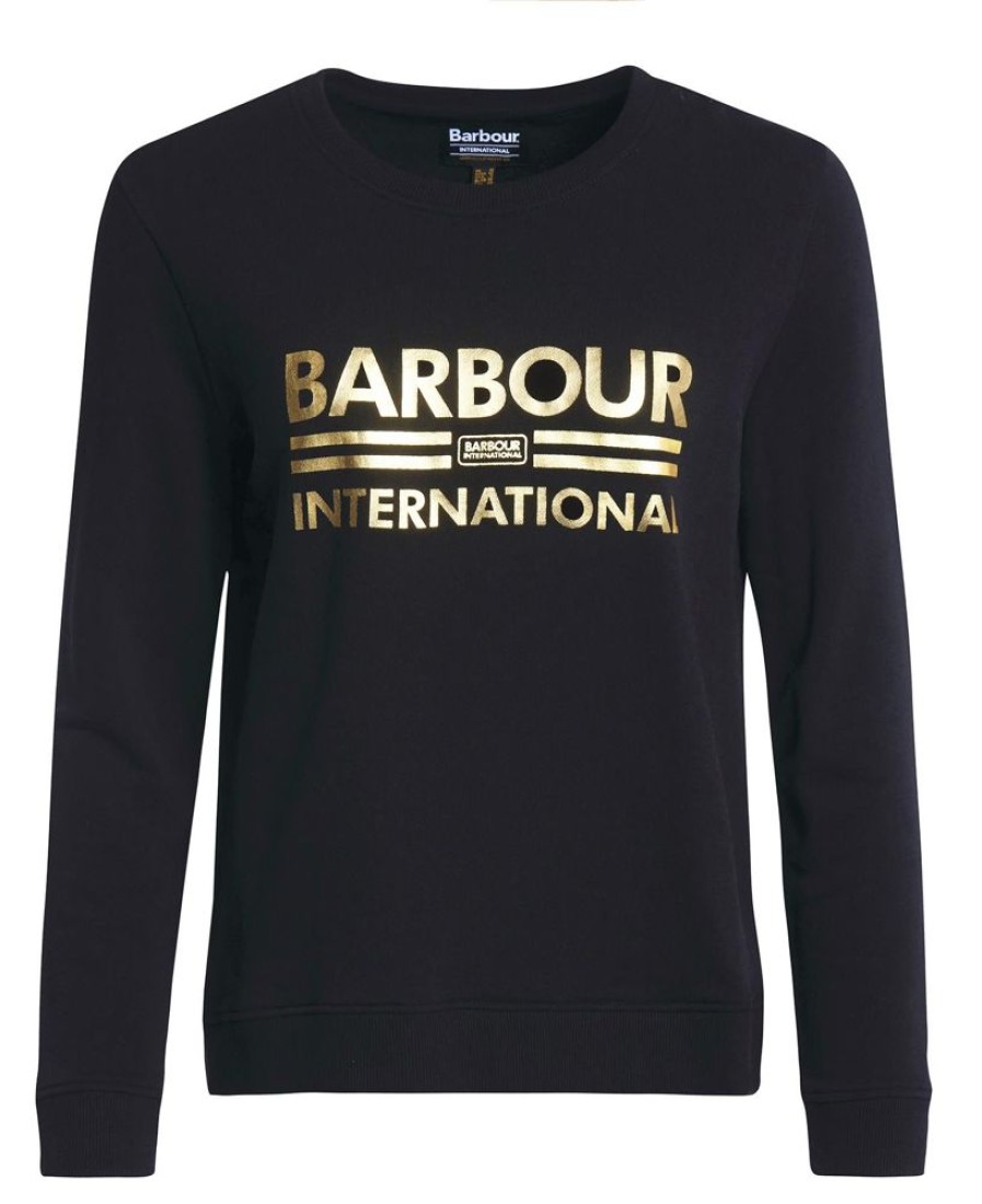 Women Barbour Hoodies & Sweatshirts | B.Intl Originals Crew Sweatshirt