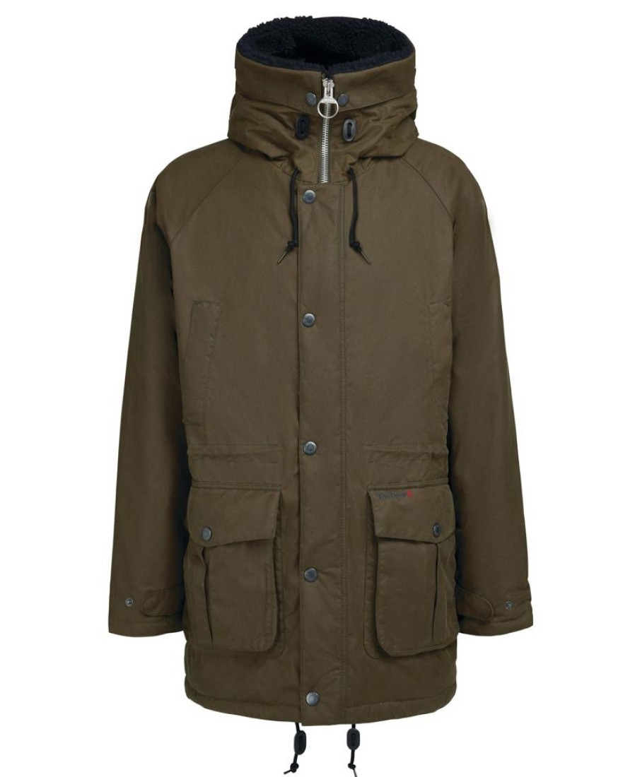 Men Barbour Parka Jackets | Barbour Corbridge Wax Parka Jacket