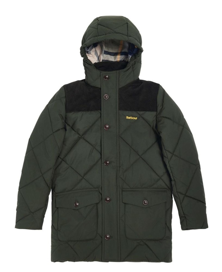 Kids Barbour Quilted Jackets | Barbour Boys' Elmwood Quilted Jacket