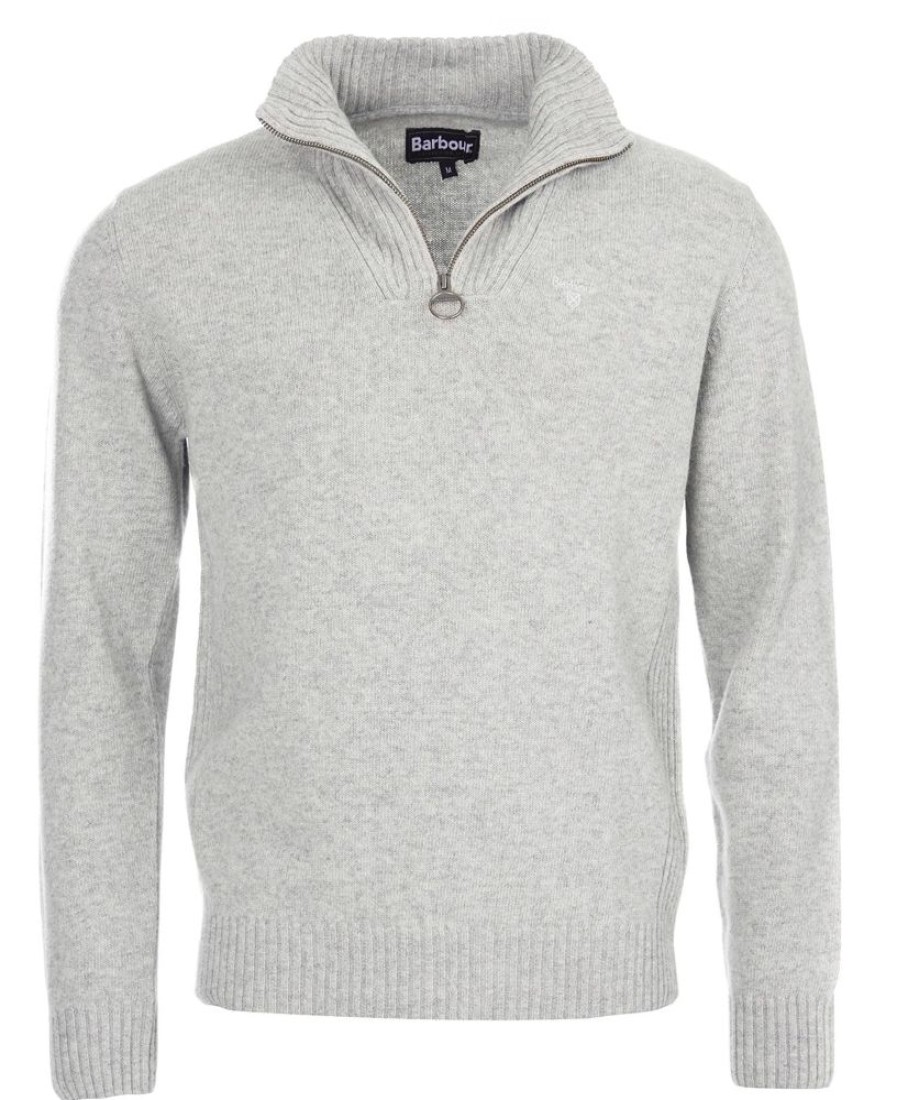 Men Barbour Jumpers | Barbour Essential Lambswool Half Zip Sweater