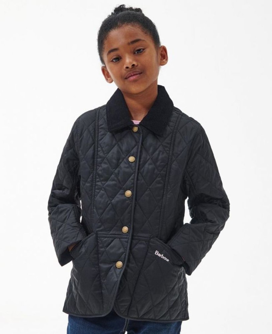 Kids Barbour Quilted Jackets | Barbour Girls Summer Liddesdale Quilted Jacket