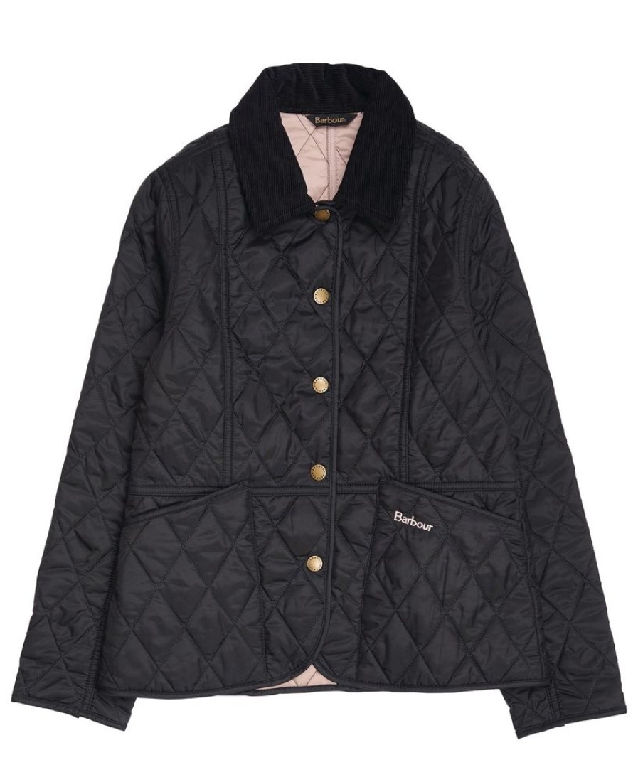 Kids Barbour Quilted Jackets | Barbour Girls Summer Liddesdale Quilted Jacket