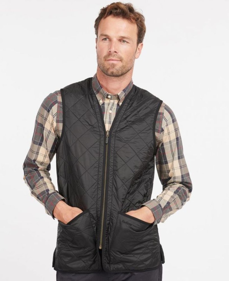 Accessories Barbour Hoods & Liners | Barbour Polarquilt Waistcoat/Zip-In Liner