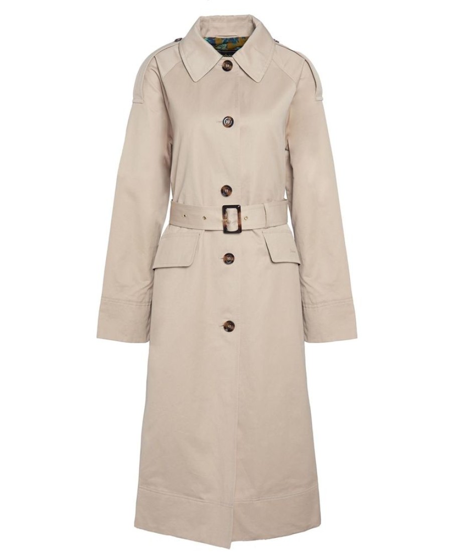 Women Barbour Trench Coats | Barbour X House Of Hackney Queensbridge Showerproof Trench Coat