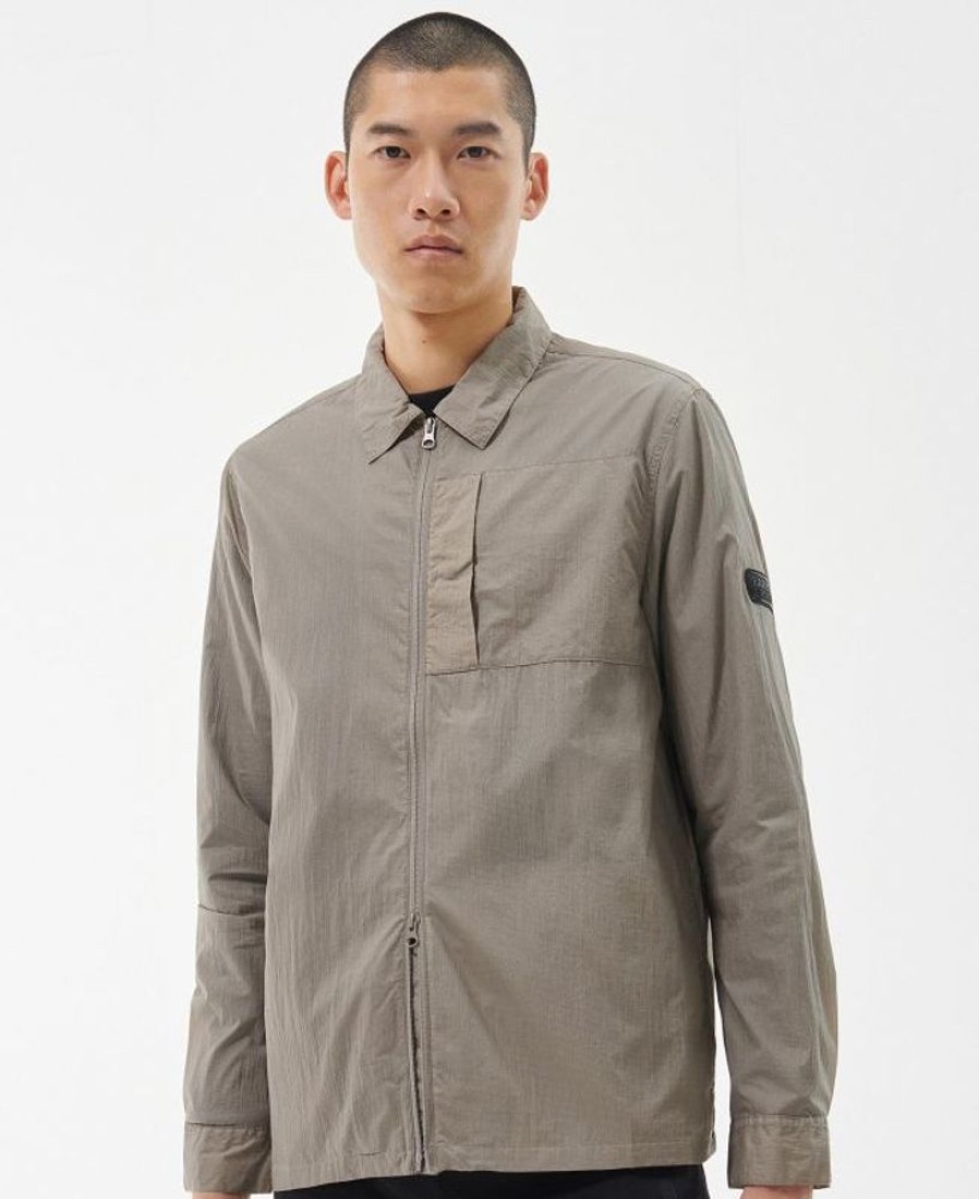 Men Barbour Overshirts | B.Intl Grid Overshirt