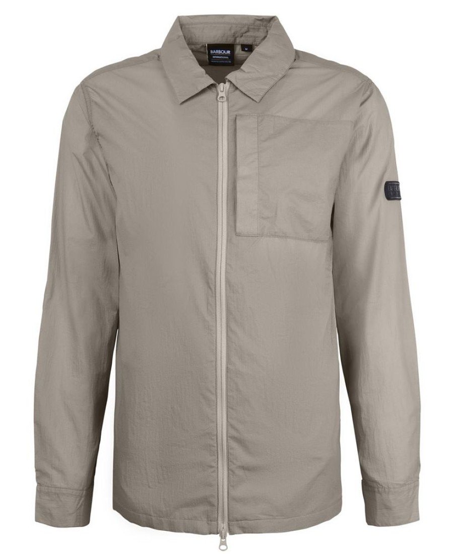 Men Barbour Overshirts | B.Intl Grid Overshirt