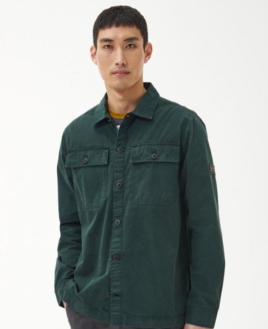 Men Barbour Shirts | B.Intl Adey Overshirt