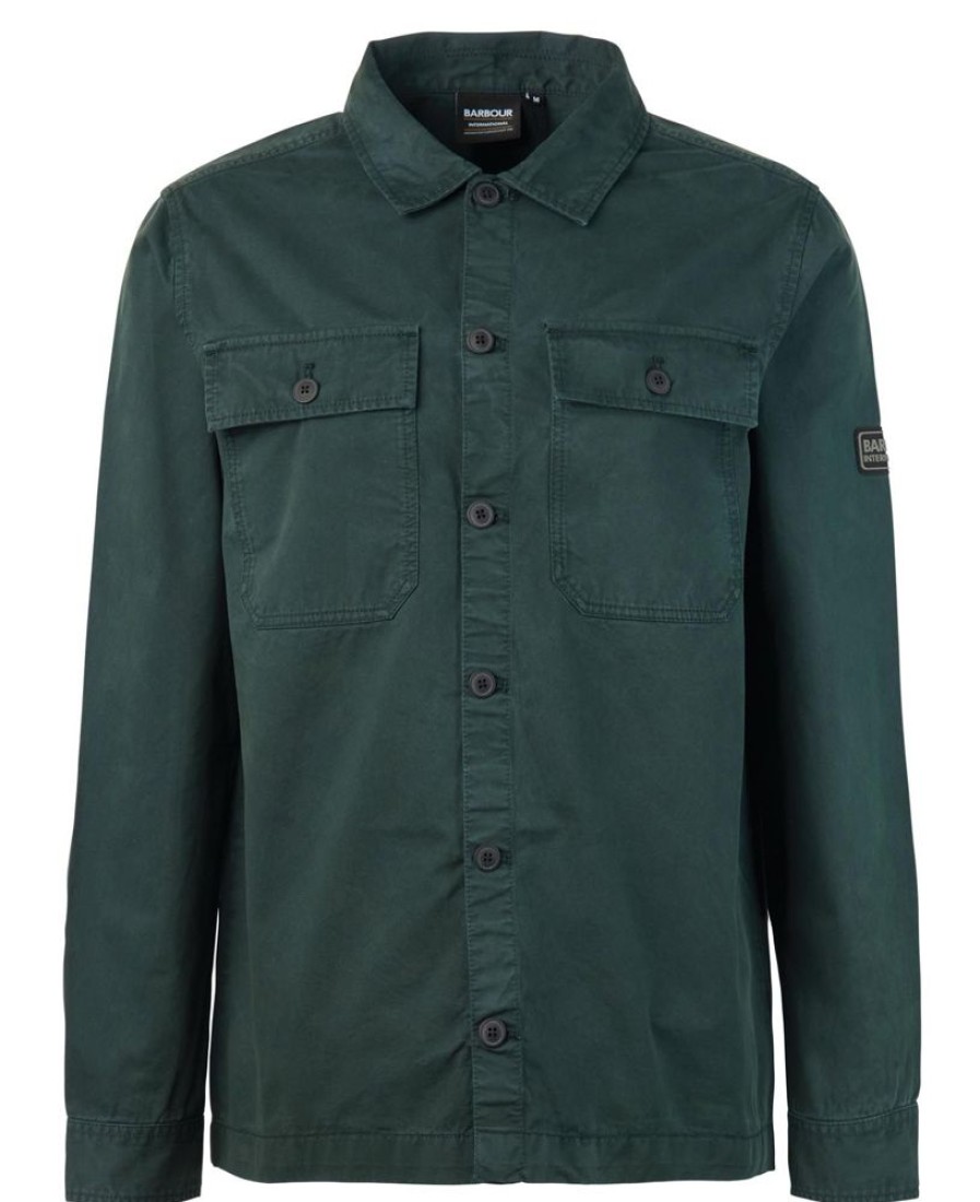 Men Barbour Shirts | B.Intl Adey Overshirt