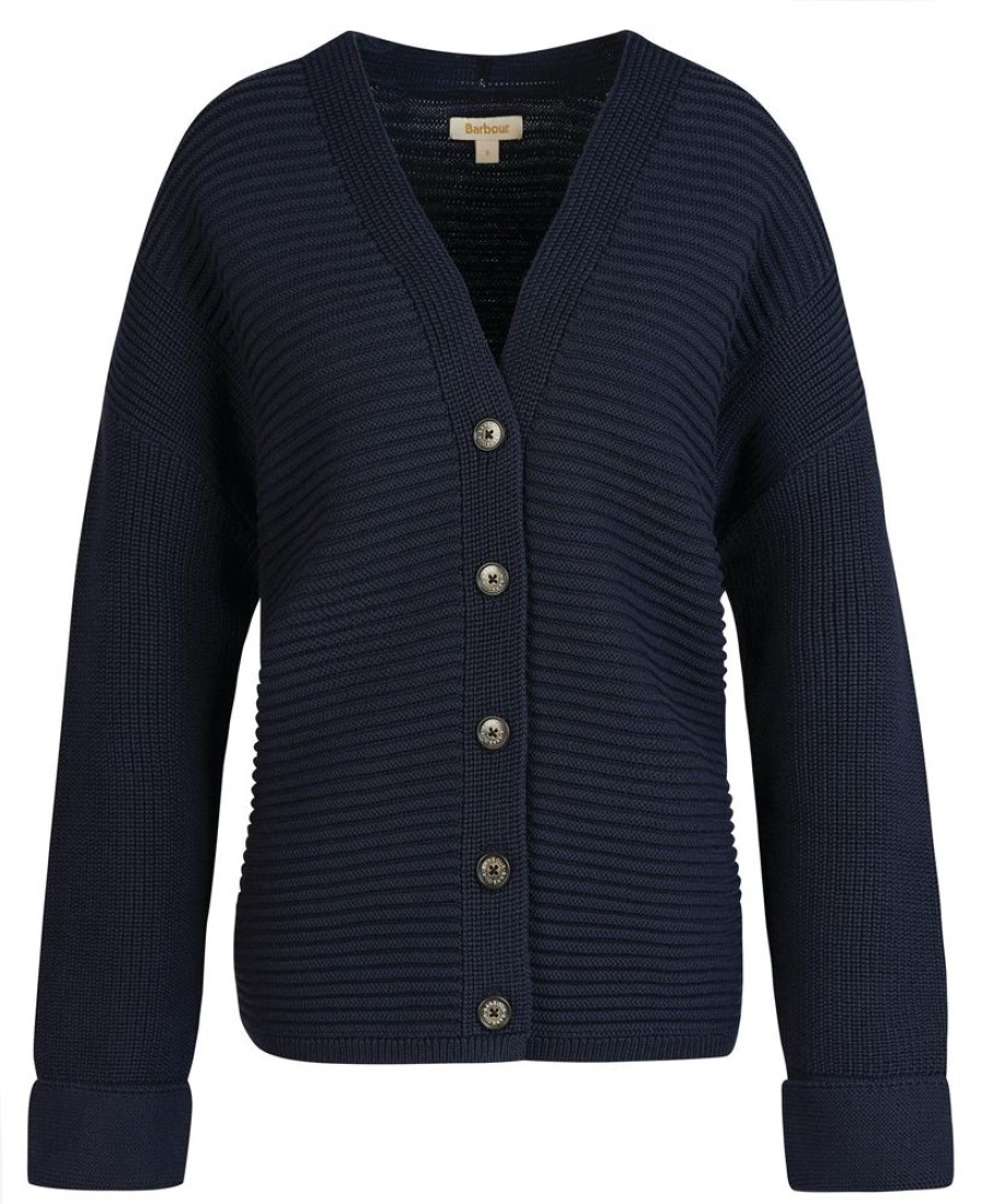 Women Barbour Cardigans | Barbour Stitch Guernsey Button Cardigan