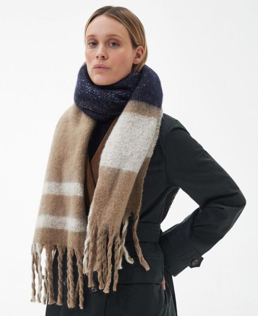 Accessories Barbour Scarves & Wraps | Barbour Isla Tartan Boucle Scarf