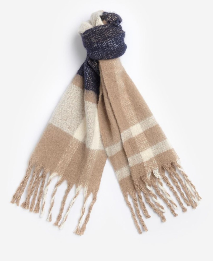 Accessories Barbour Scarves & Wraps | Barbour Isla Tartan Boucle Scarf