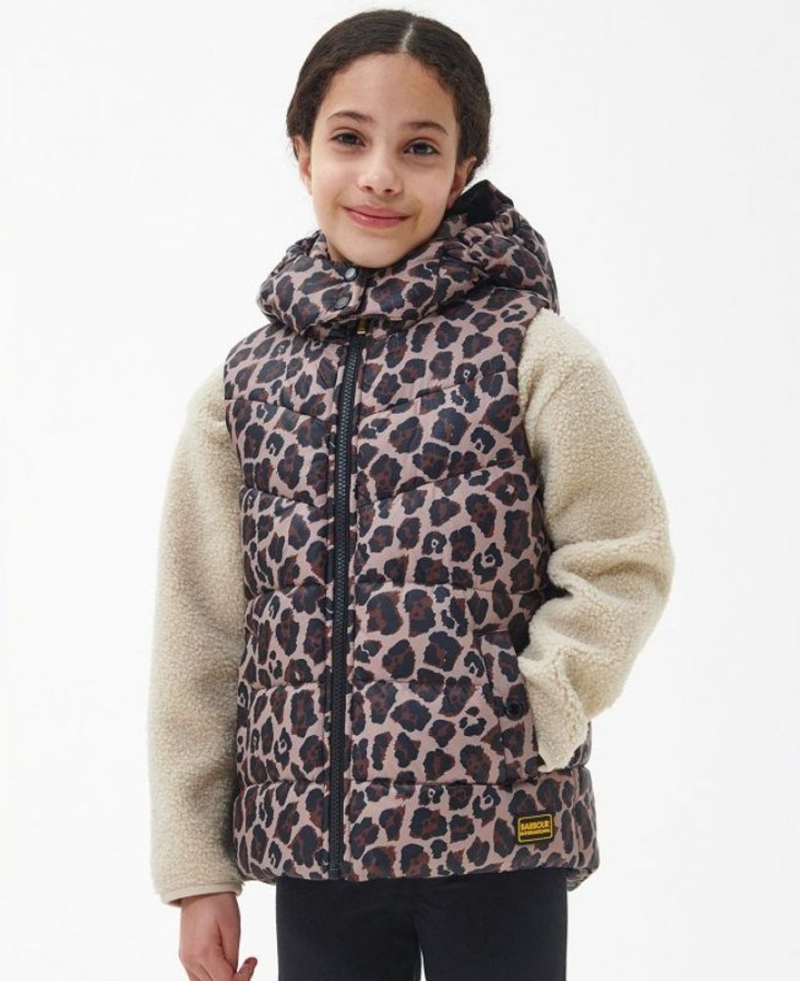 Kids Barbour Jackets | B.Intl Girls' Printed Toronto Gilet