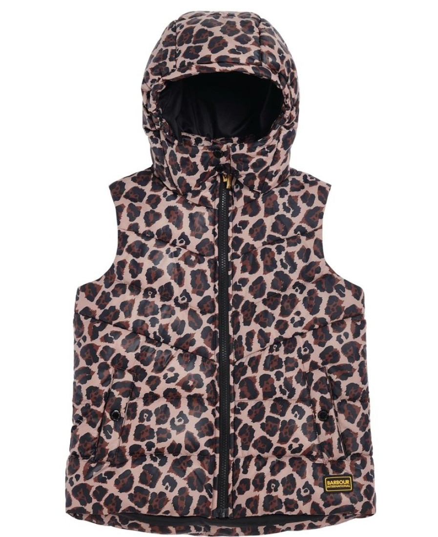 Kids Barbour Jackets | B.Intl Girls' Printed Toronto Gilet