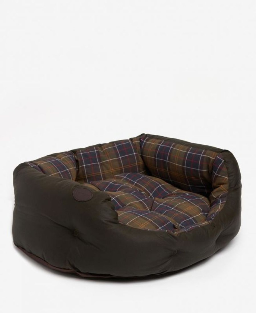 Accessories Barbour Beds & Blankets | Barbour Wax/Cotton Dog Bed 30In