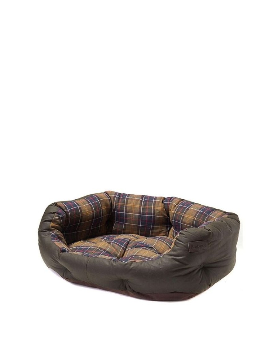 Accessories Barbour Beds & Blankets | Barbour Wax/Cotton Dog Bed 30In