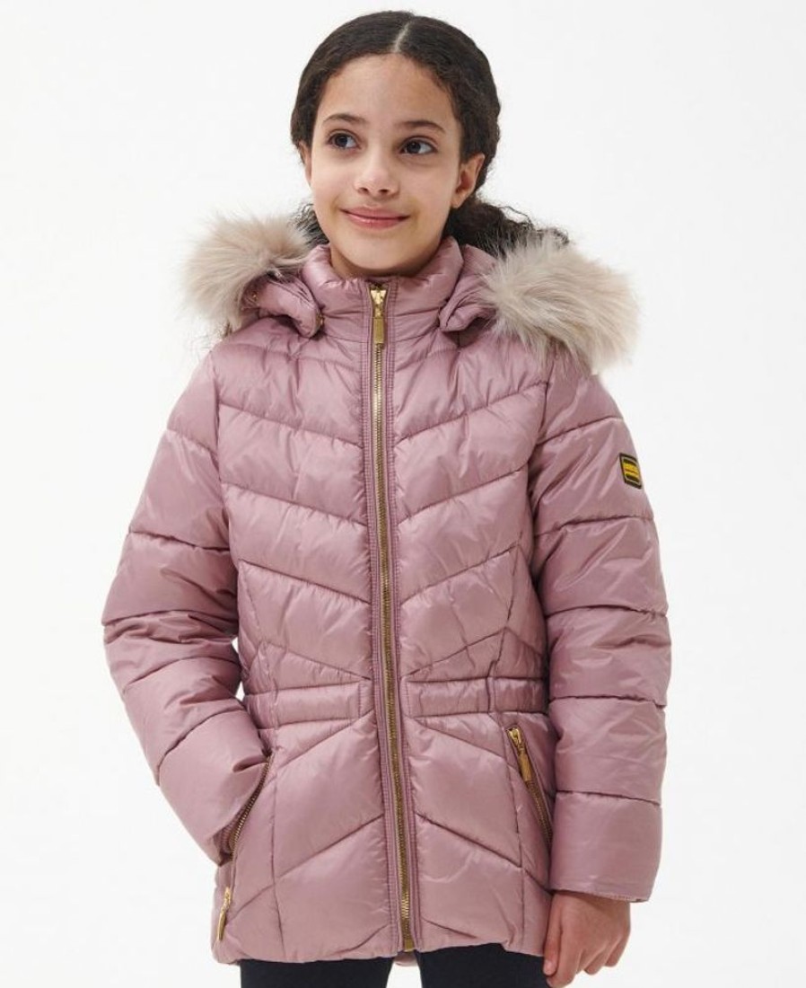 Kids Barbour Jackets | B.Intl Girls' Island Quilted Jacket