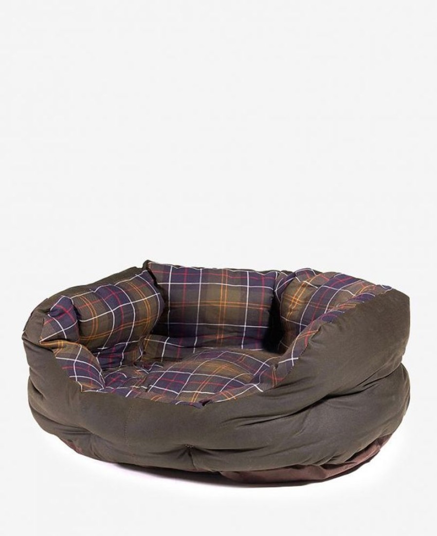 Accessories Barbour Beds & Blankets | Barbour Wax/Cotton Dog Bed 24In