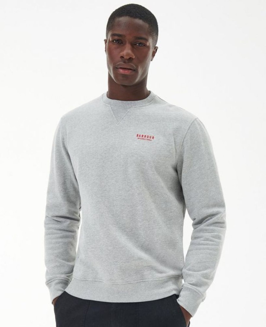 Men Barbour Hoodies & Sweatshirts | B.Intl Charlton Crew Neck Sweatshirt