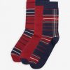 Accessories Barbour Socks | Barbour Tartan Sock Gift Box