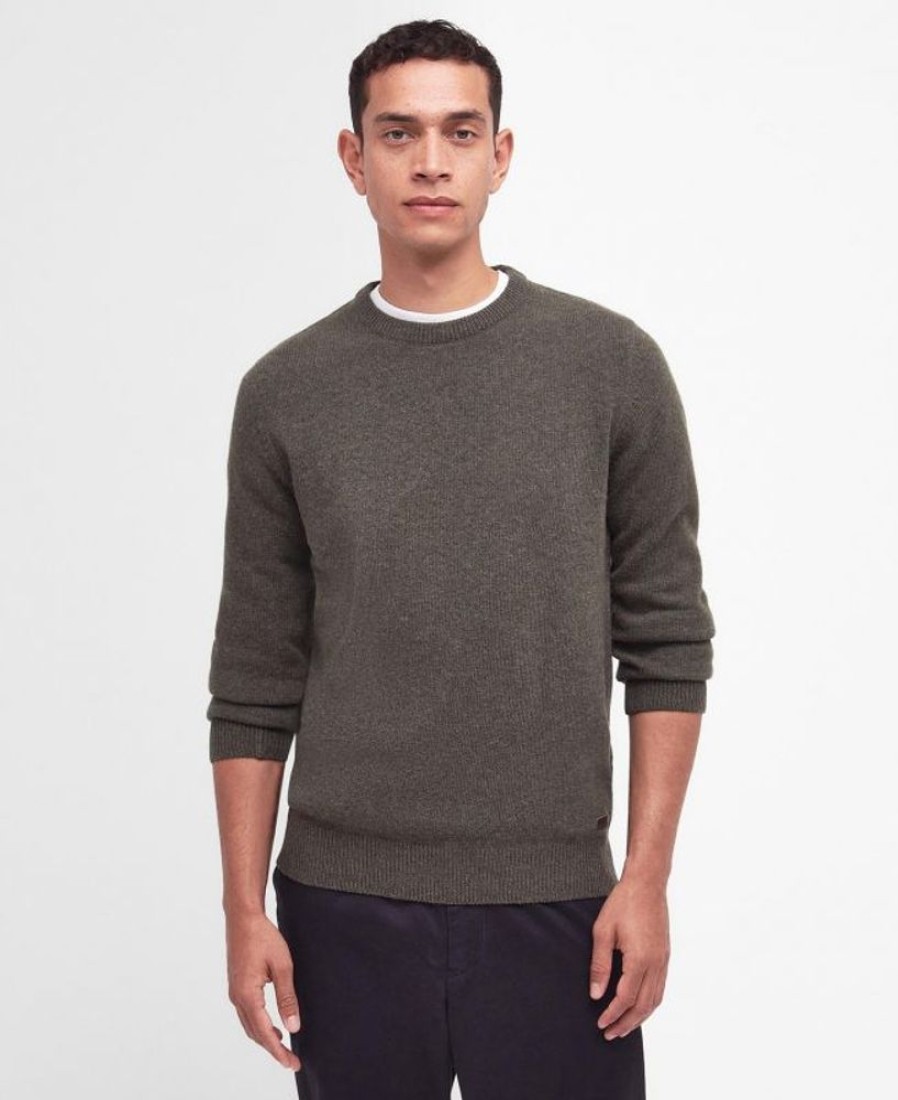 Men Barbour Jumpers | Barbour Pullover Nelson Essential Crew