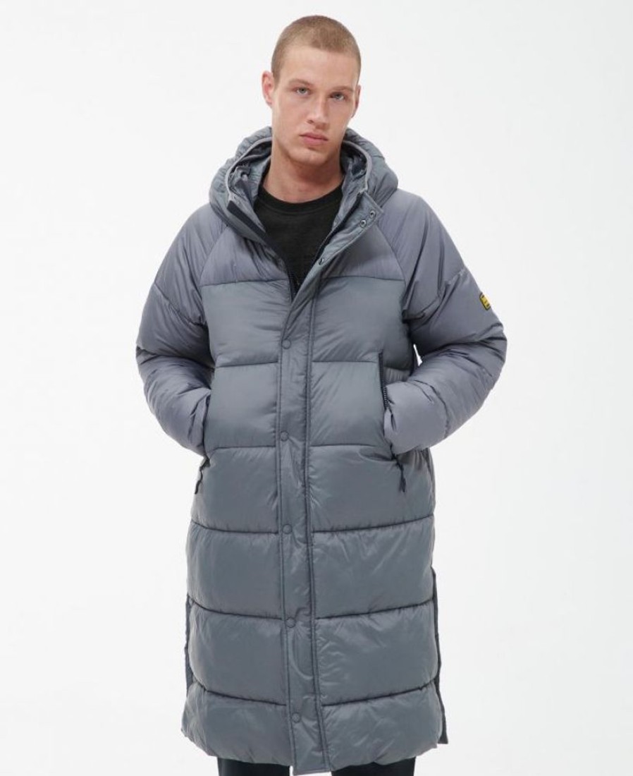 Men Barbour Parka Jackets | B.Intl Hoxton Quilted Parka Jacket