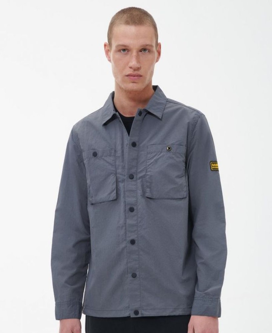 Men Barbour Shirts | B.Intl Cadwell Regular Fit Overshirt