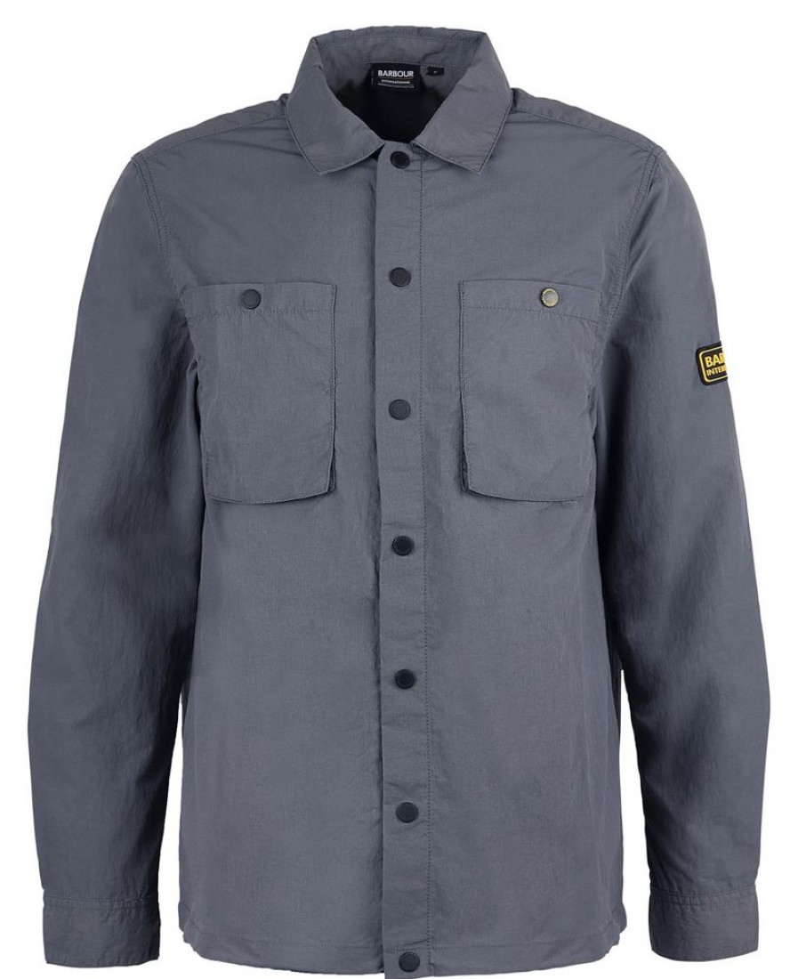 Men Barbour Shirts | B.Intl Cadwell Regular Fit Overshirt