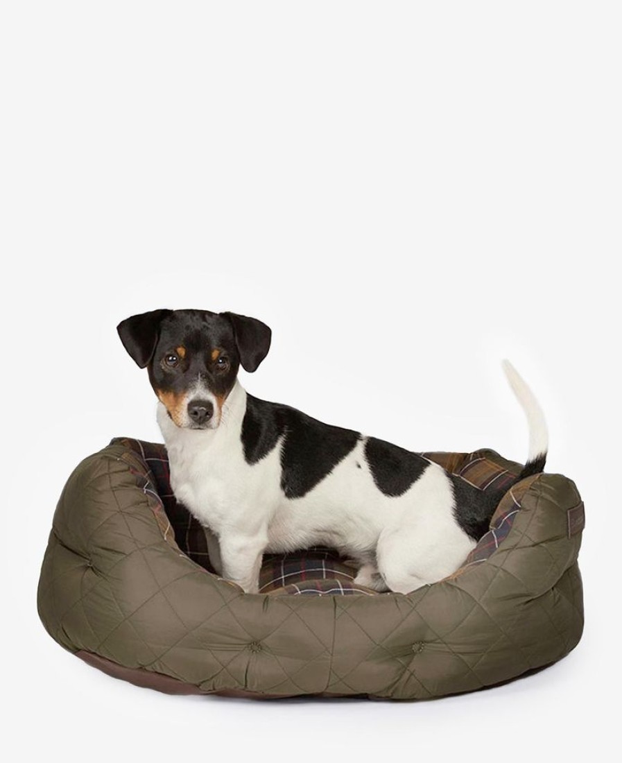 Accessories Barbour Beds & Blankets | Barbour Quilted Dog Bed 24In