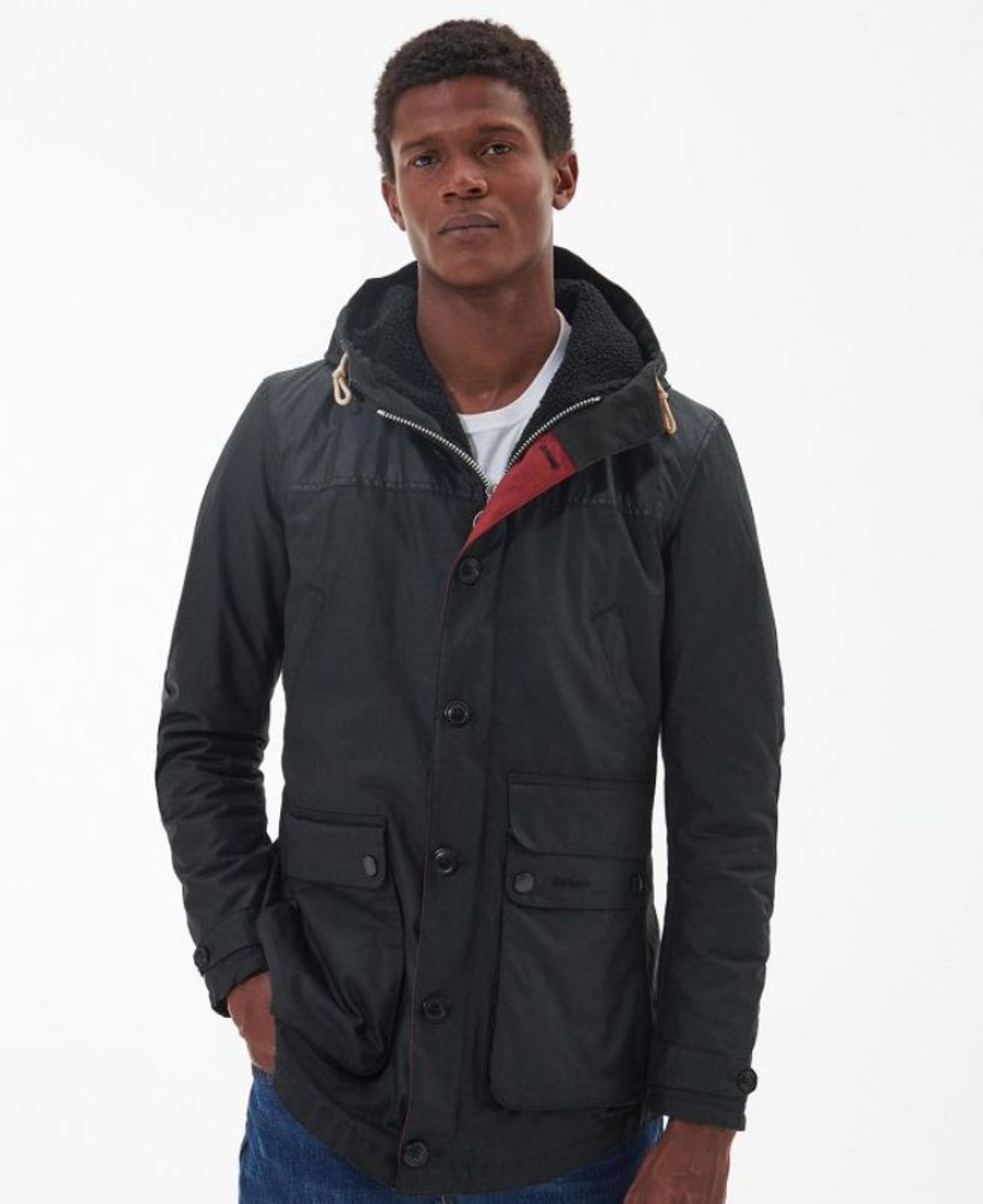 Men Barbour Parka Jackets | Barbour Game Parka Wax