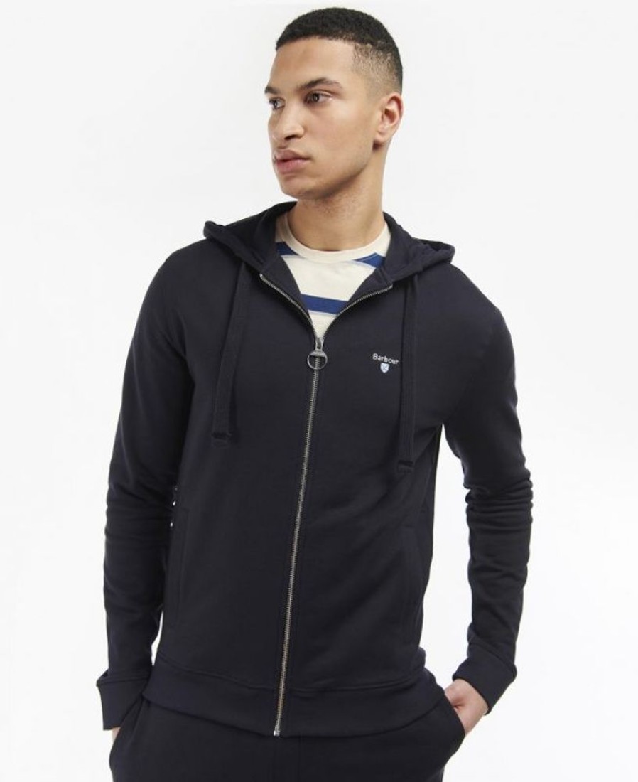 Men Barbour Hoodies & Sweatshirts | Barbour Wallington Zip Hoodie