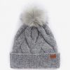 Accessories Barbour Hats & Gloves | Barbour Dace Cable-Knit Beanie