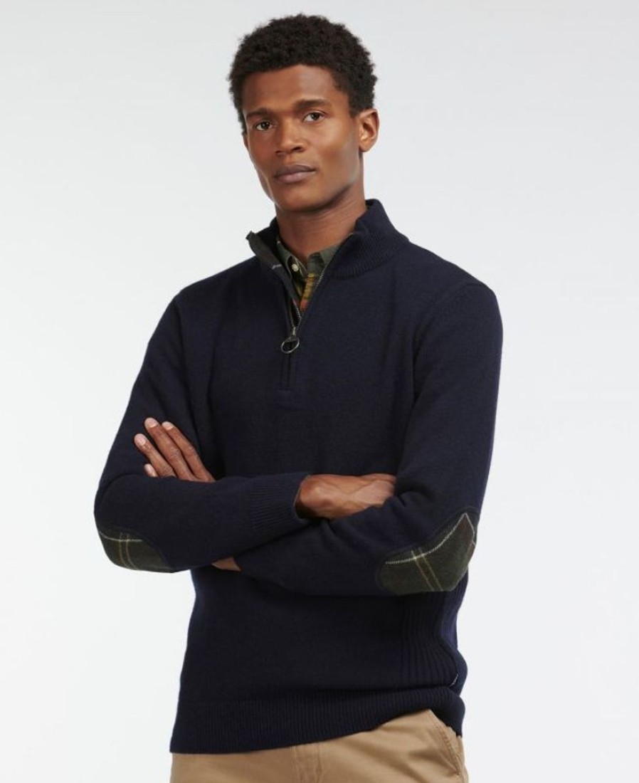 Men Barbour Jumpers | Barbour Holden Half Zip Sweater