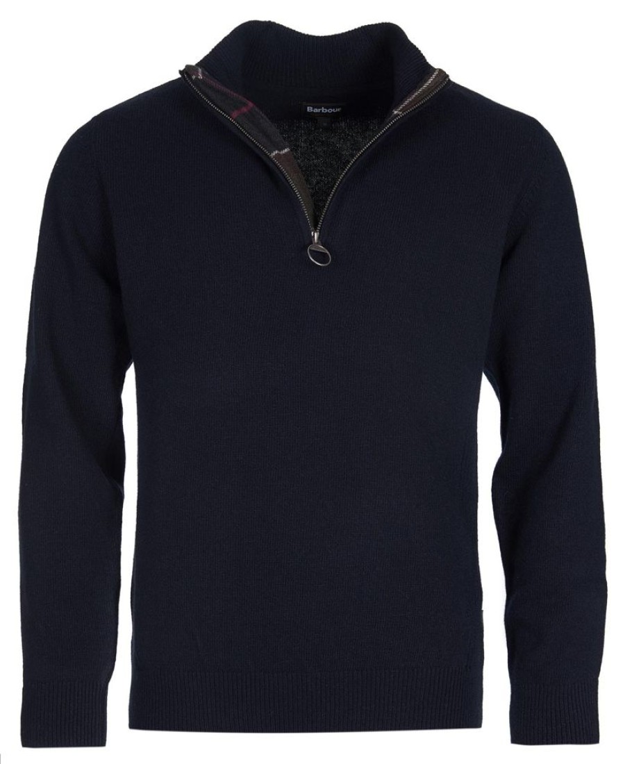 Men Barbour Jumpers | Barbour Holden Half Zip Sweater