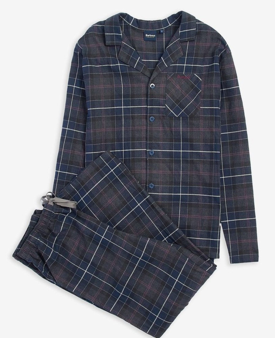 Men Barbour Lounge & Nightwear | Barbour Laith Tartan Pyjama Set