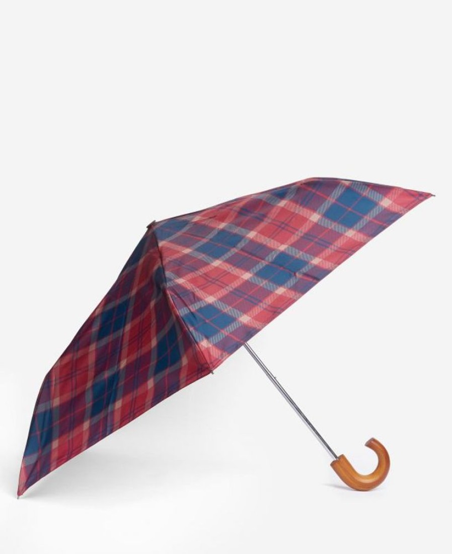 Accessories Barbour Umbrellas | Barbour Tartan Mini Umbrella