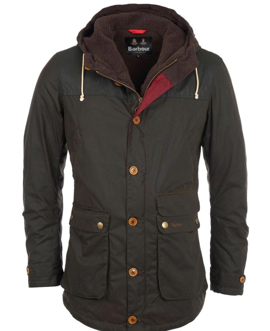 Men Barbour Parka Jackets | Barbour Game Waxed Cotton Parka