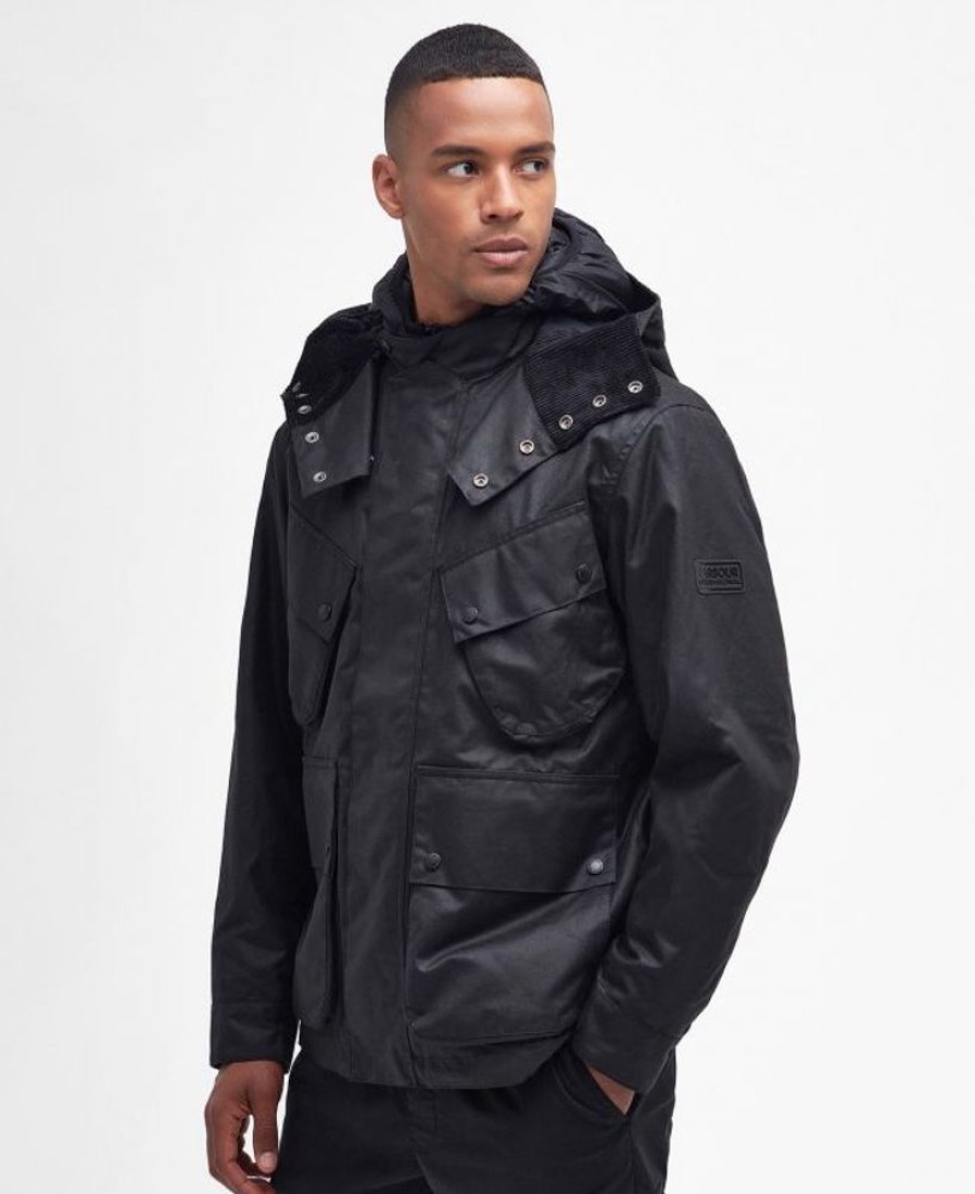 Men Barbour Waxed Jackets | B.Intl Element Waxed Jacket