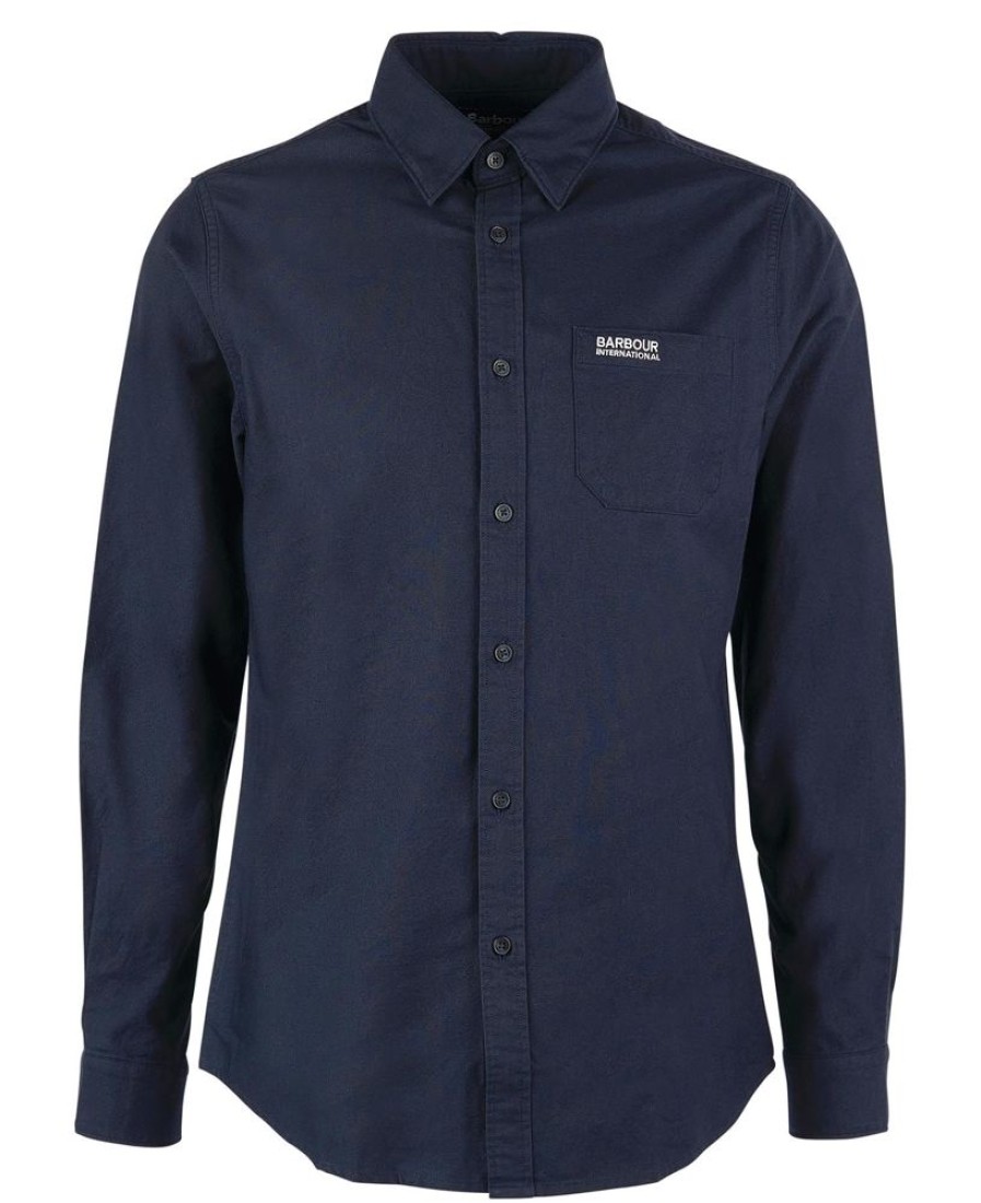 Men Barbour Shirts | B.Intl Kinetic Tailored Shirt