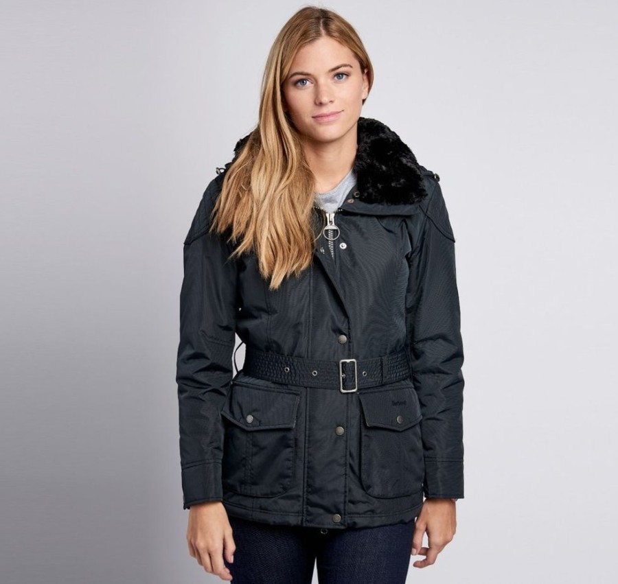 Women Barbour Waterproof Jackets | B.Intl Outlaw Waterproof Jacket