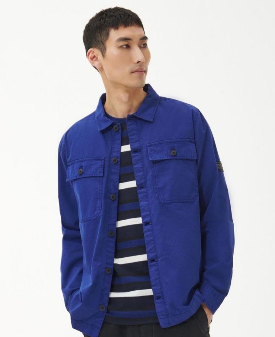 Men Barbour Shirts | B.Intl Adey Overshirt