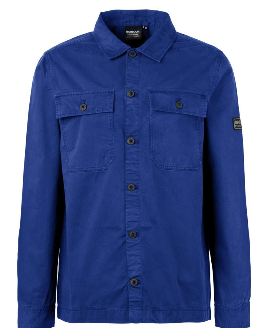 Men Barbour Shirts | B.Intl Adey Overshirt