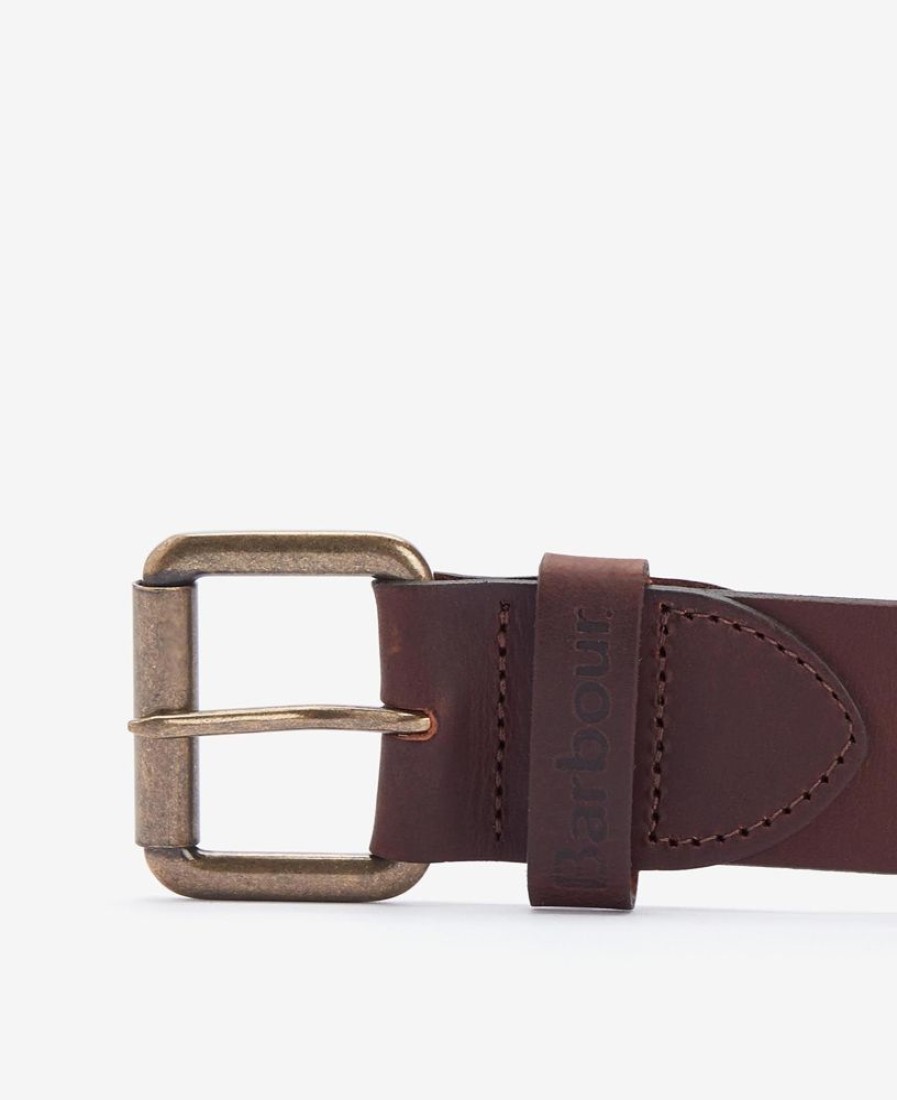 Accessories Barbour Belts | Barbour Matt Leather Belt