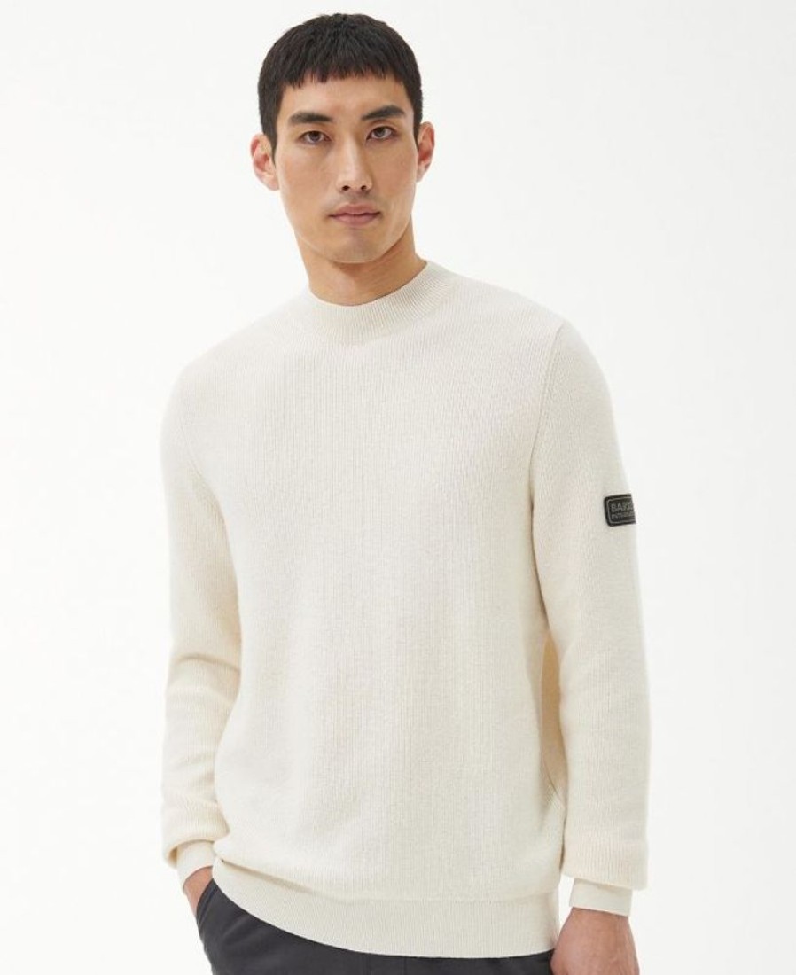 Men Barbour Jumpers | B.Intl Corser Crew-Neck Jumper