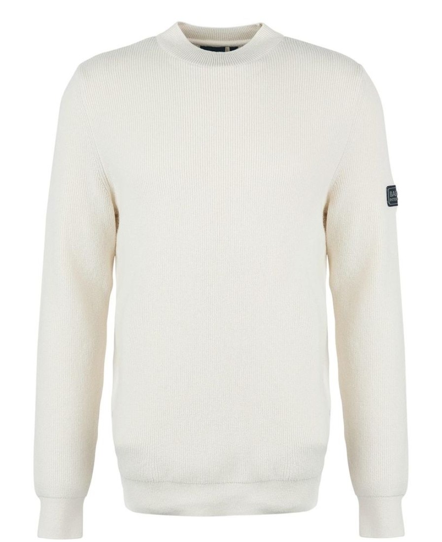 Men Barbour Jumpers | B.Intl Corser Crew-Neck Jumper