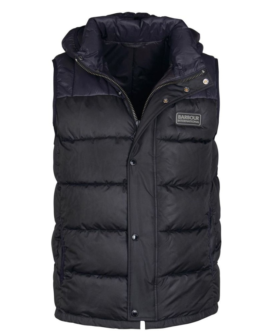 Men Barbour Gilets & Liners | B.Intl Peak Baffle Gilet